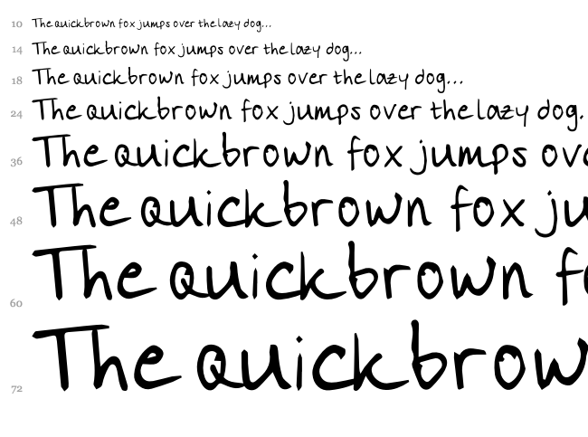 Livy's life font waterfall